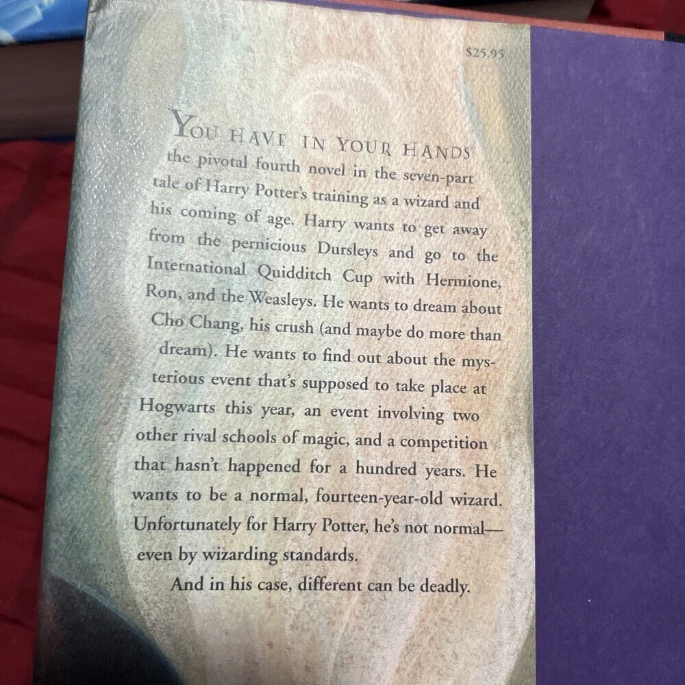 Harry Potter and the Goblet of Fire — HC, DJ — 1st American Edition/Print 2000